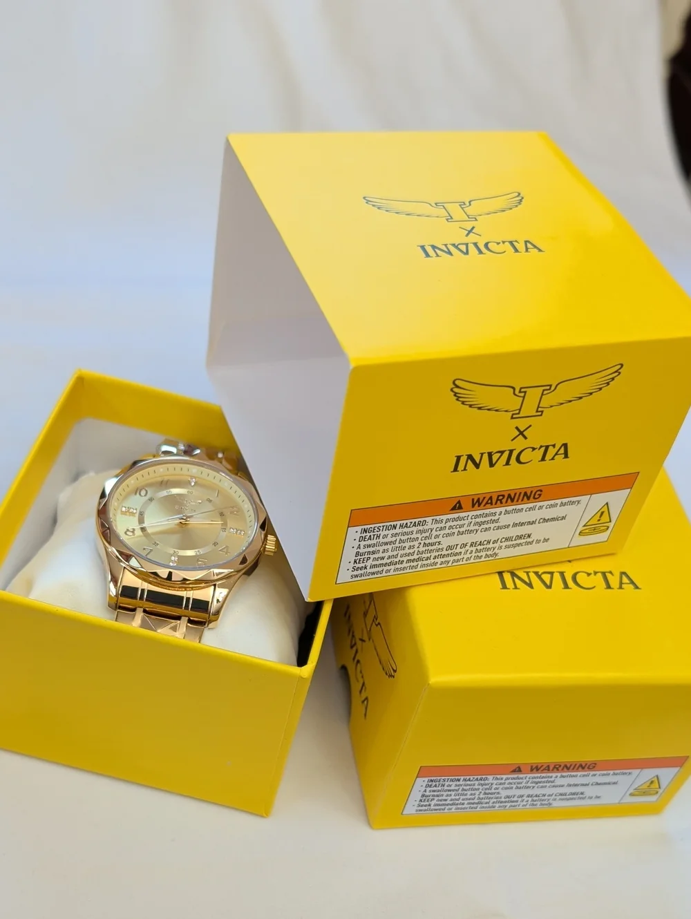NWT Invicta Specialty I Men’s Gold-Tone Watch (Model 69018)
